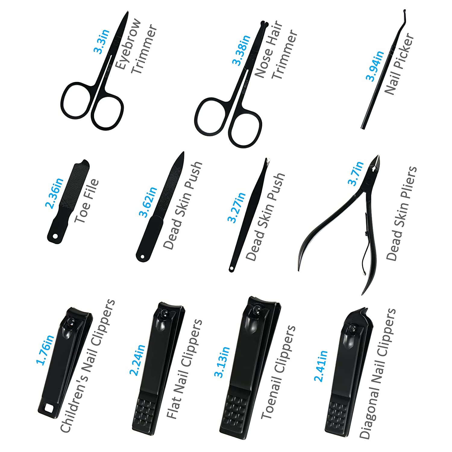 Manicure Set Professional Nail Clipper Kit-26 Pieces Stainless Steel Manicure Kit,nail Care Tools With Luxurious Travel Case - Image 6